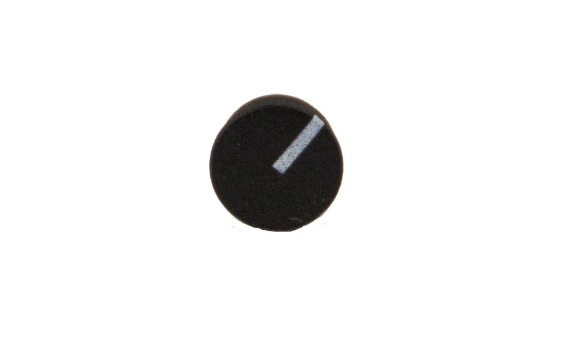 Cap, Knob 10mm W/Line