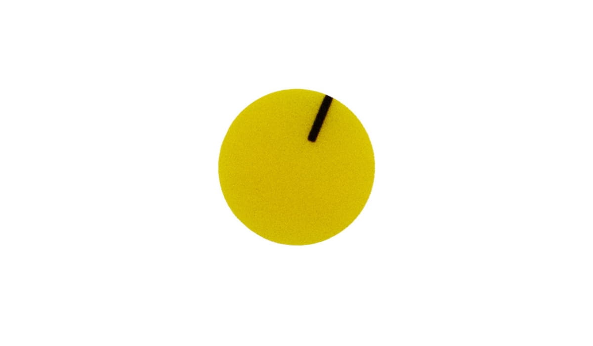 Cap, Knob K9c/Ml Yellow